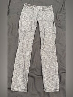 Athleta Marled Charcoal Gray Performance Leggings